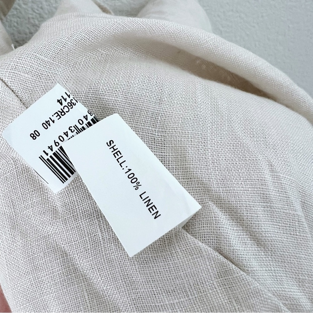 Dissh Aisle Pearl Bow Linen Dress - Picture 11 of 12